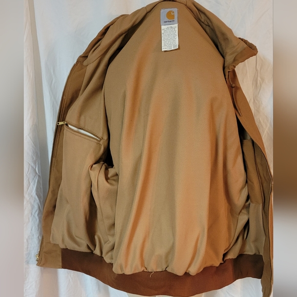 Carhartt Mens Flannel Lined Duck Active Jacket - Picture 5 of 16